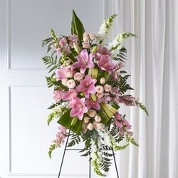 Elegant Embrace Standing Spray -A local Pittsburgh florist for flowers in Pittsburgh. PA